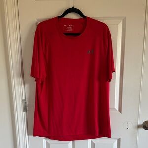 Under Armour Men's Vibrant Red Le T-Shirt Tech Size XL
